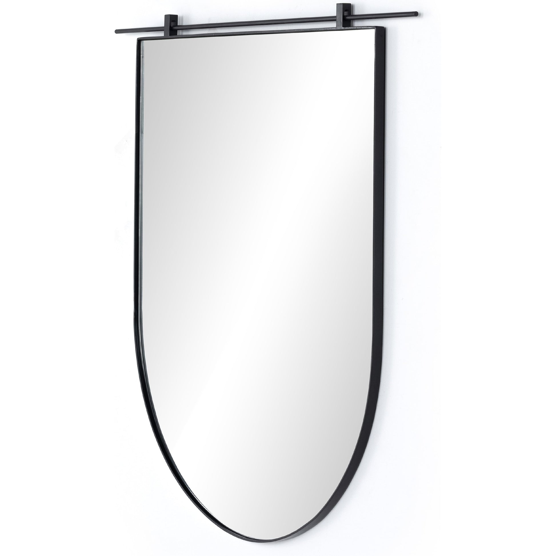 Chico Arch Mirror by Four Hands in antique iron. Made from iron, engineered hardwood in a cottage & farmhouse style.