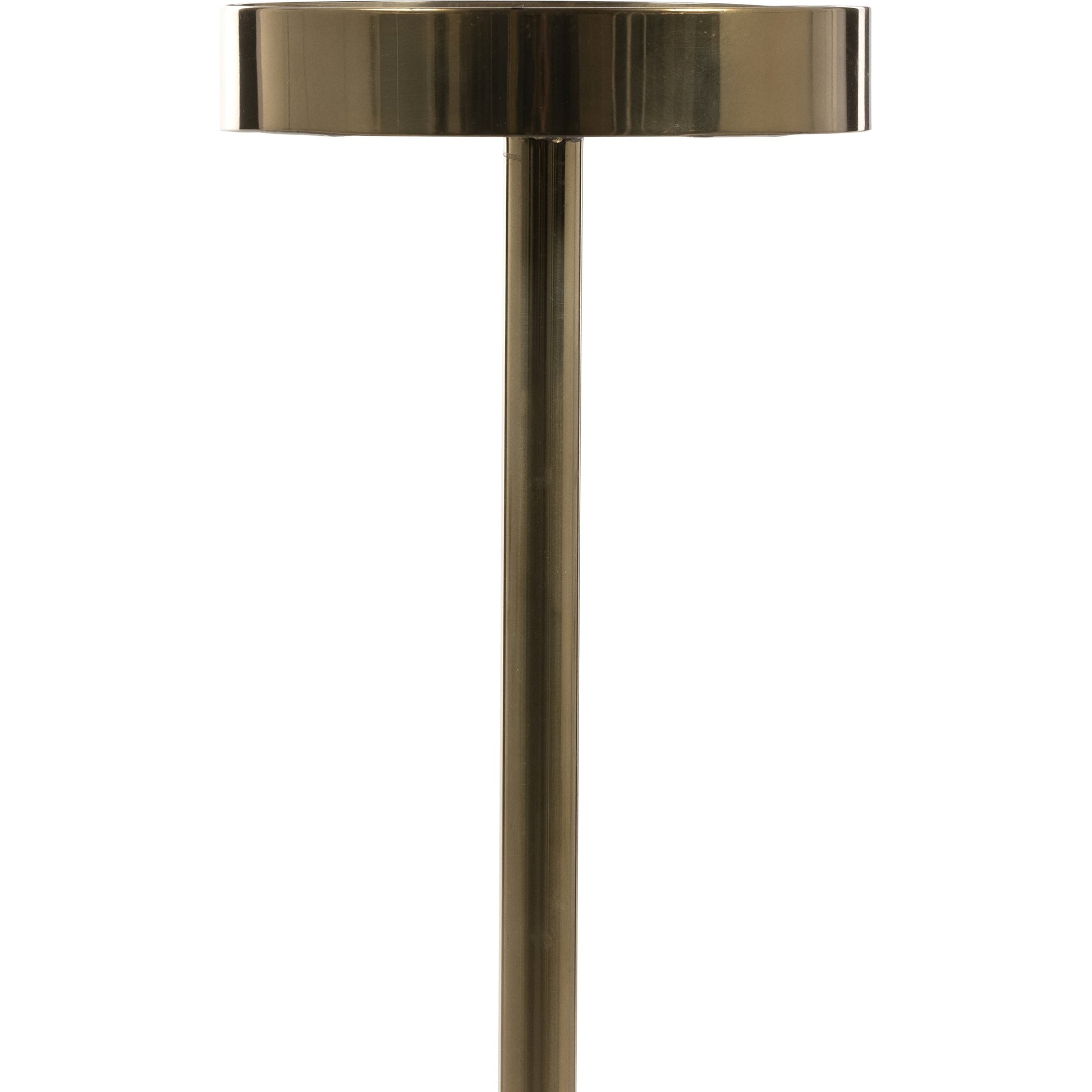 Galen End Table by Four Hands in dark petrified wood, shiny brass. Made from petrified wood, stainless steel in a modern style.