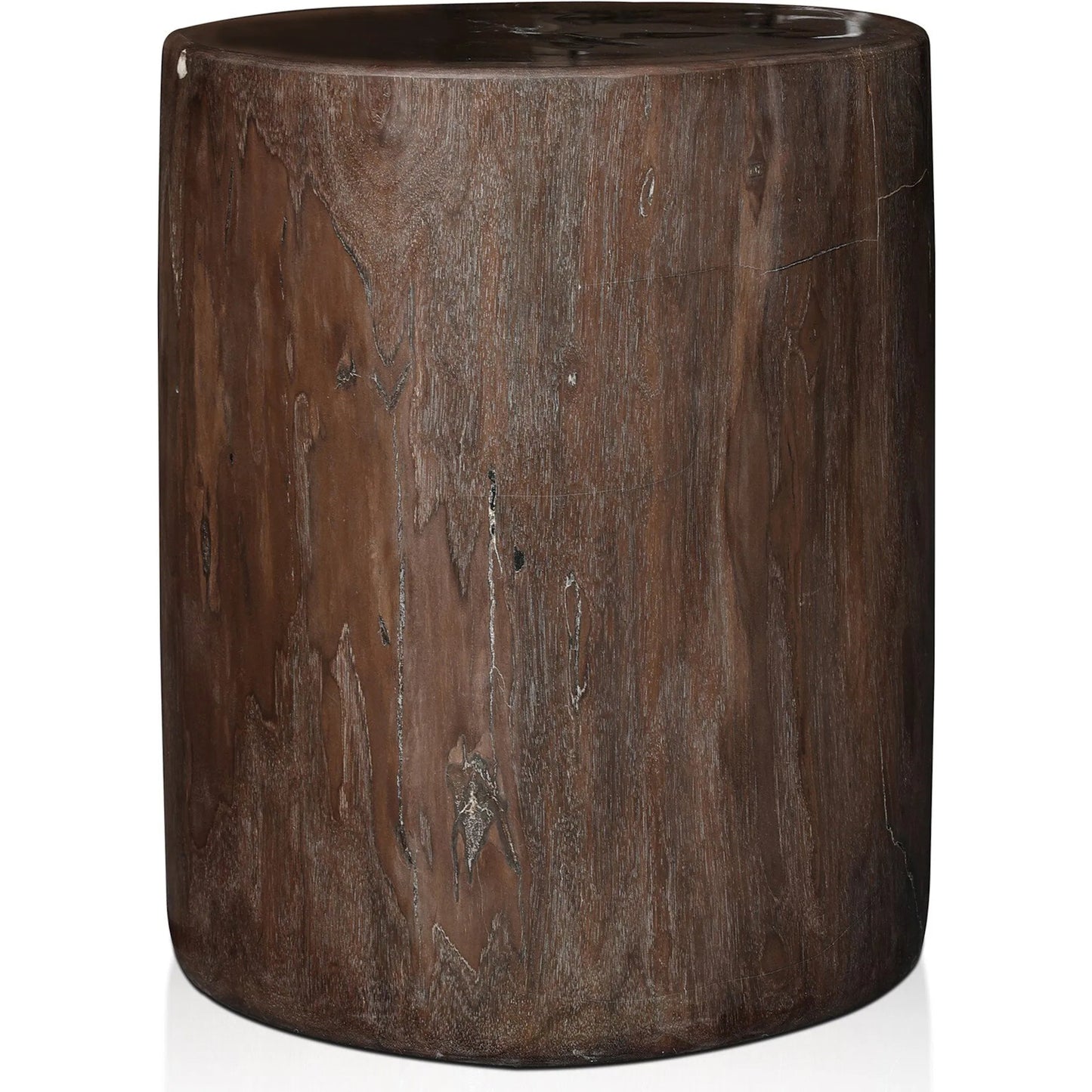 008 SI-1799197 | Additional Silo | Kos End Table by Four Hands. Made from petrified wood in a modern style.