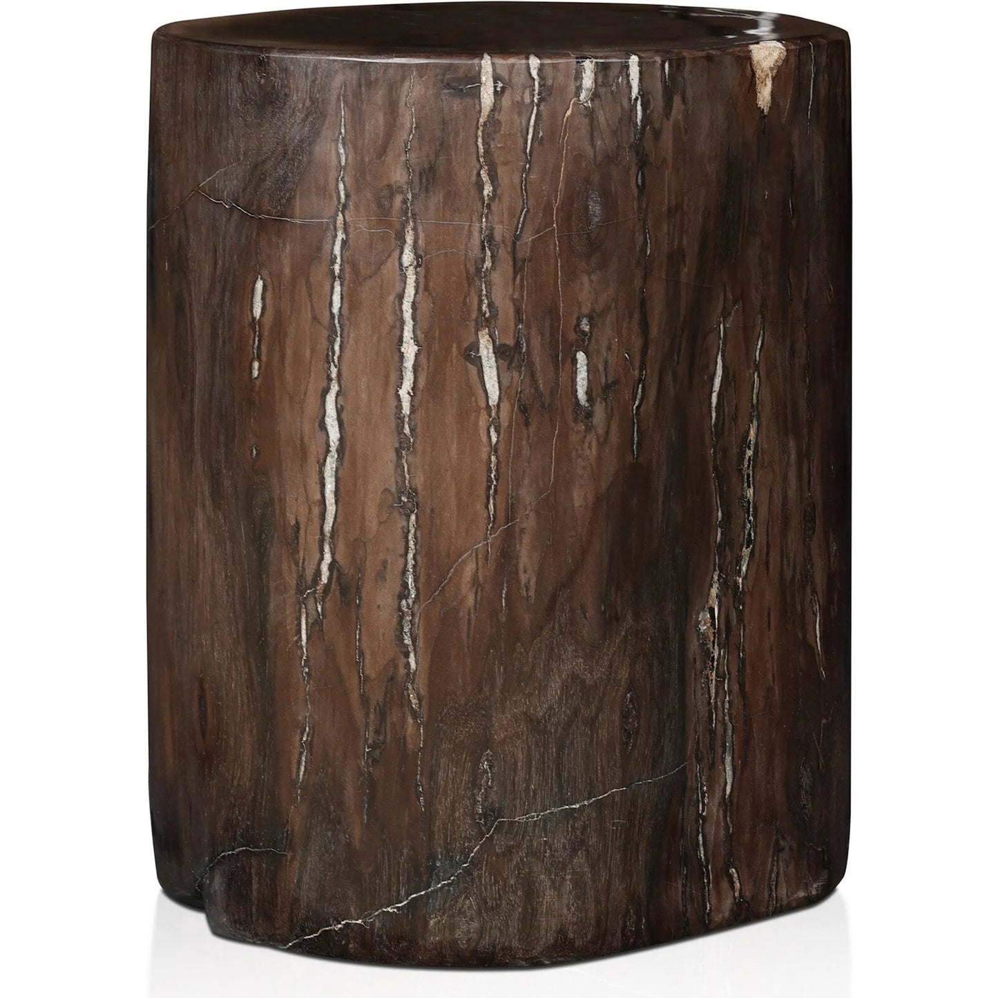 006 SI-1799197 | Additional Silo | Kos End Table by Four Hands. Made from petrified wood in a modern style.