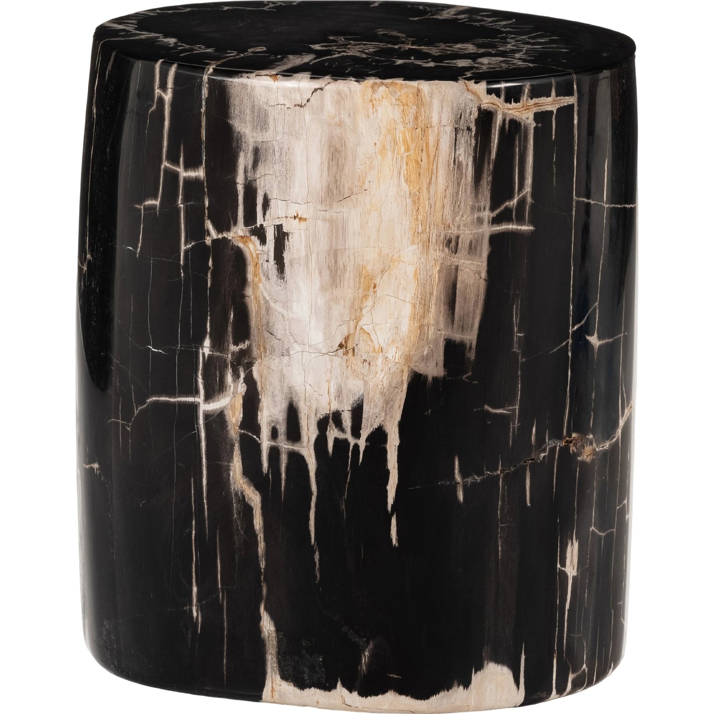 001 SI-1799197 | Additional Silo | Kos End Table by Four Hands. Made from petrified wood in a modern style.