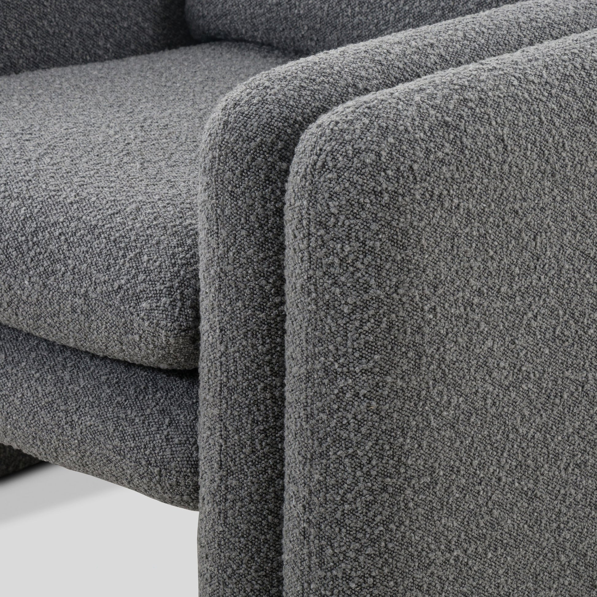 Kimora Chair by Four Hands in knoll natural. Made from 95% polyester, 5% acrylic, poplar plywood, 100% polyester in a modern style.