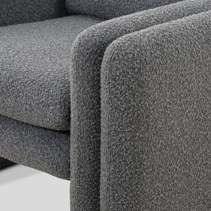 Kimora Chair by Four Hands in knoll natural. Made from 95% polyester, 5% acrylic, poplar plywood, 100% polyester in a modern style.
