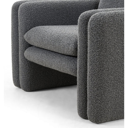 Kimora Chair by Four Hands in knoll natural. Made from 95% polyester, 5% acrylic, poplar plywood, 100% polyester in a modern style.