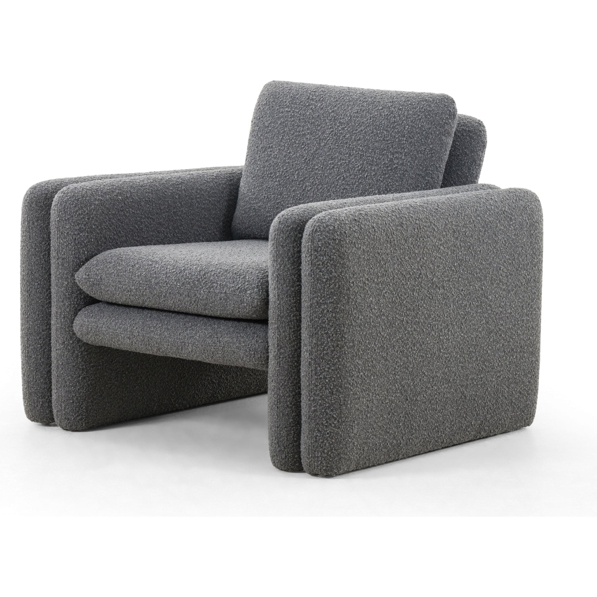 Kimora Chair by Four Hands in knoll natural. Made from 95% polyester, 5% acrylic, poplar plywood, 100% polyester in a modern style.