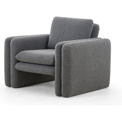 Kimora Chair by Four Hands in knoll natural. Made from 95% polyester, 5% acrylic, poplar plywood, 100% polyester in a modern style.