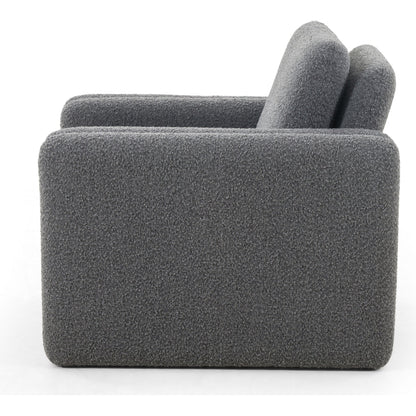 Kimora Chair by Four Hands in knoll natural. Made from 95% polyester, 5% acrylic, poplar plywood, 100% polyester in a modern style.