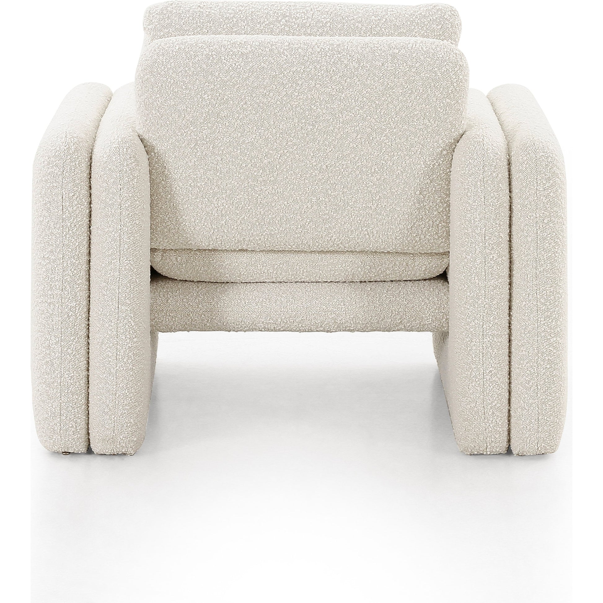 Kimora Chair by Four Hands in knoll natural. Made from 95% polyester, 5% acrylic, poplar plywood, 100% polyester in a modern style.