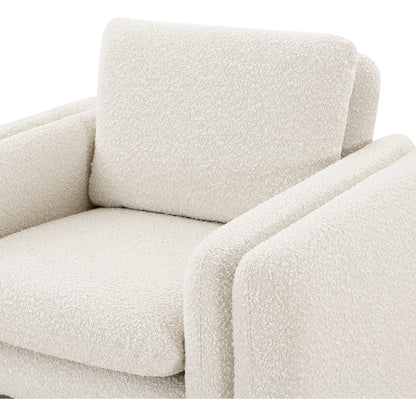 Kimora Chair by Four Hands in knoll natural. Made from 95% polyester, 5% acrylic, poplar plywood, 100% polyester in a modern style.