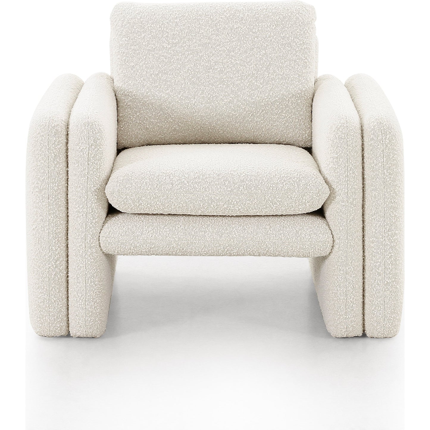 003 SI-1902382 | Additional Silo | Kimora Chair by Four Hands in knoll natural. Made from 95% polyester, 5% acrylic, poplar plywood, 100% polyester in a modern style.