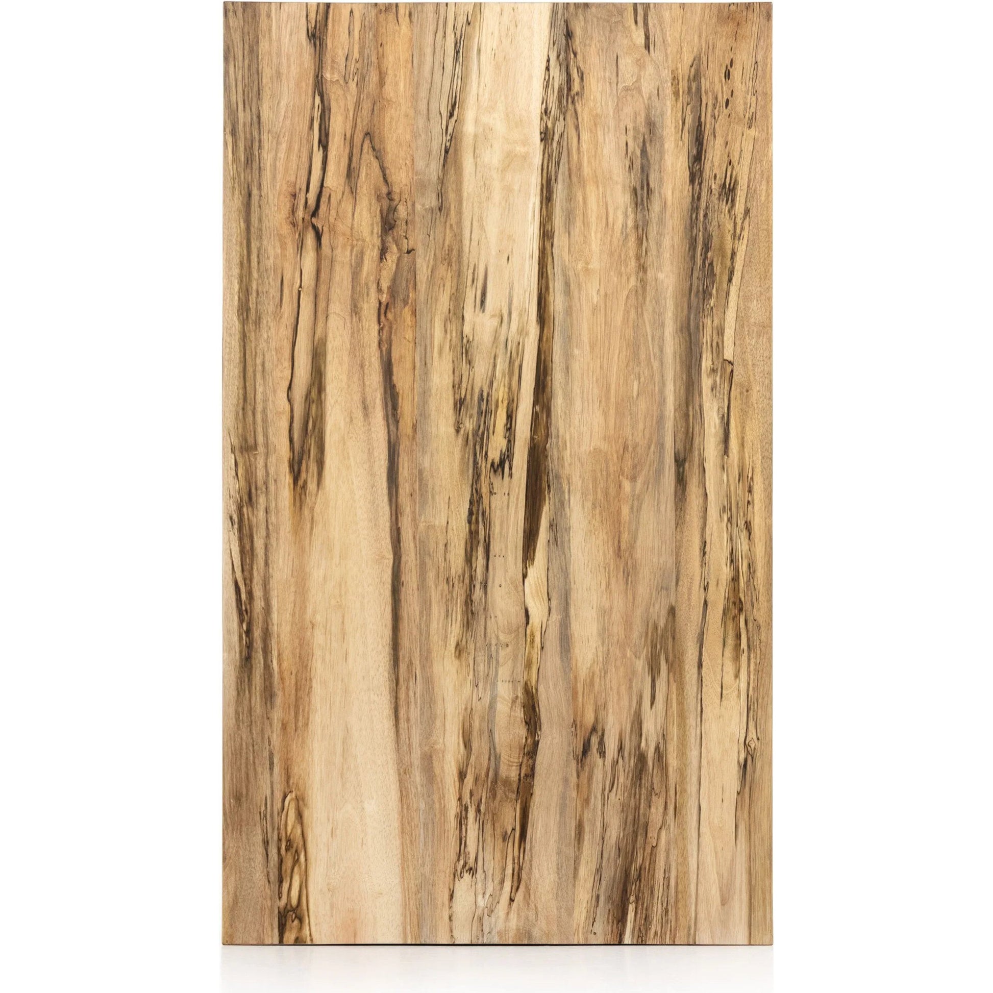 Hudson Rectangle Coffee Table by Four Hands in spalted primavera, black pine. Made from thick primavera veneer, solid pine in a unique style.