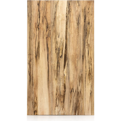 Hudson Rectangle Coffee Table by Four Hands in spalted primavera, black pine. Made from thick primavera veneer, solid pine in a unique style.
