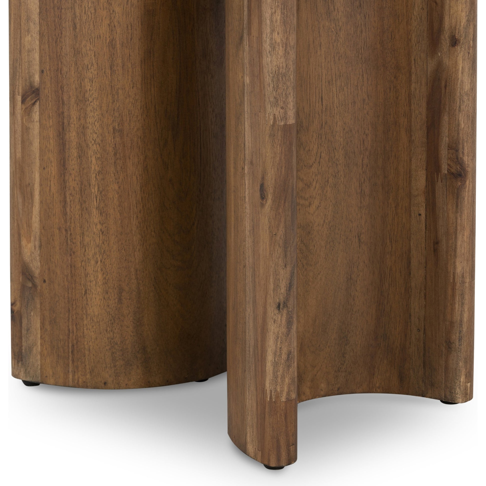 Paden End Table by Four Hands. Made from thin acacia veneer, engineered hardwood in a modern style.