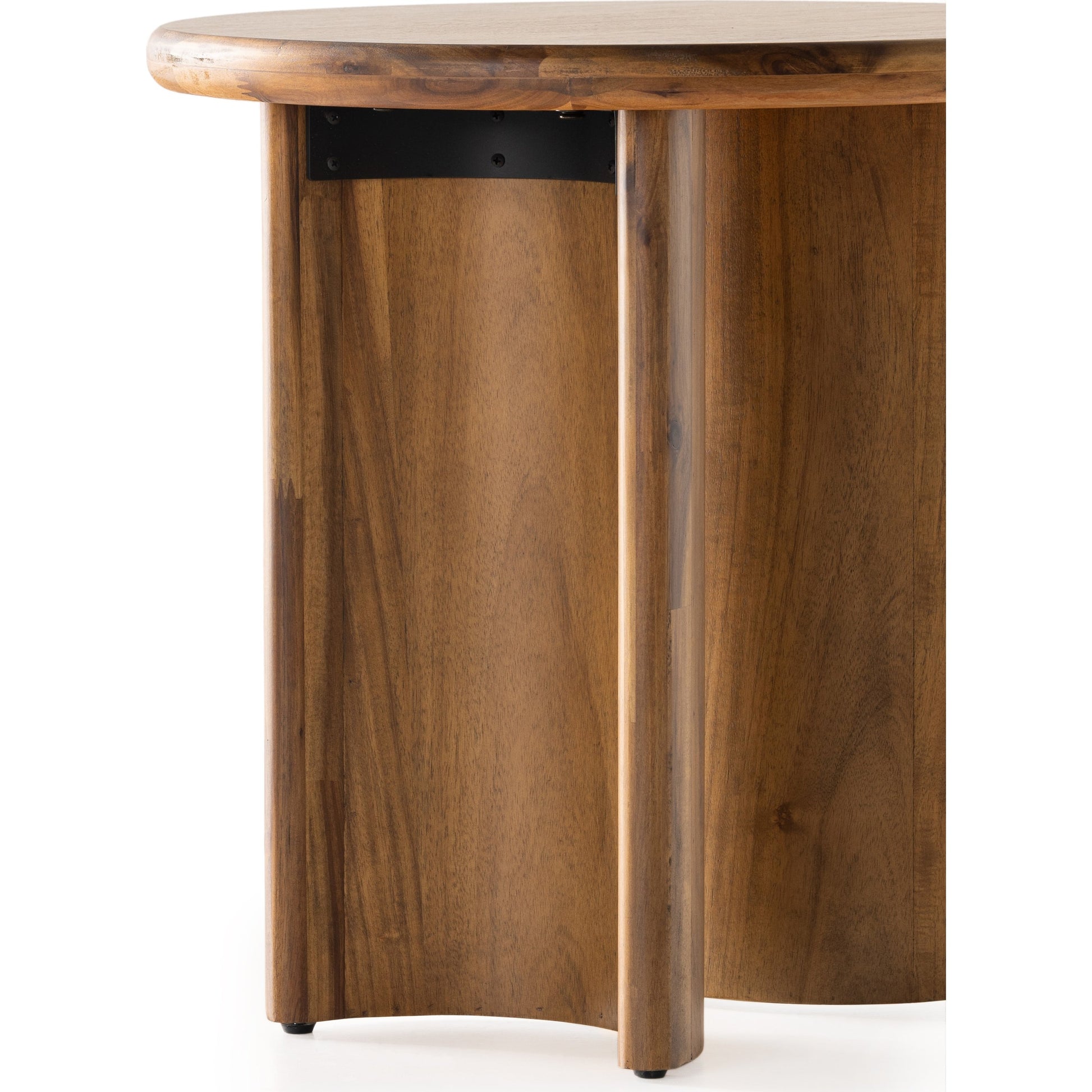 Paden End Table by Four Hands. Made from thin acacia veneer, engineered hardwood in a modern style.