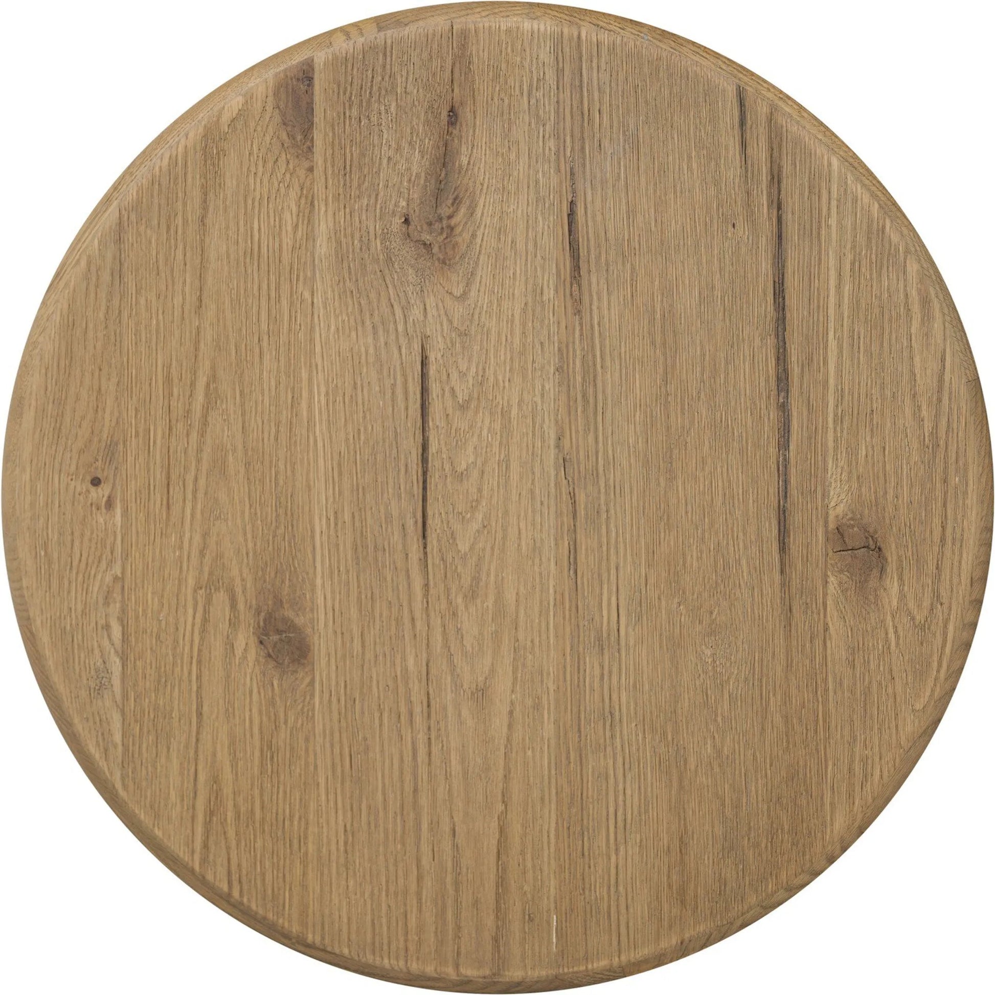 Paden End Table by Four Hands in worn oak veneer. Made from thick oak veneer, solid oak in a unique style.