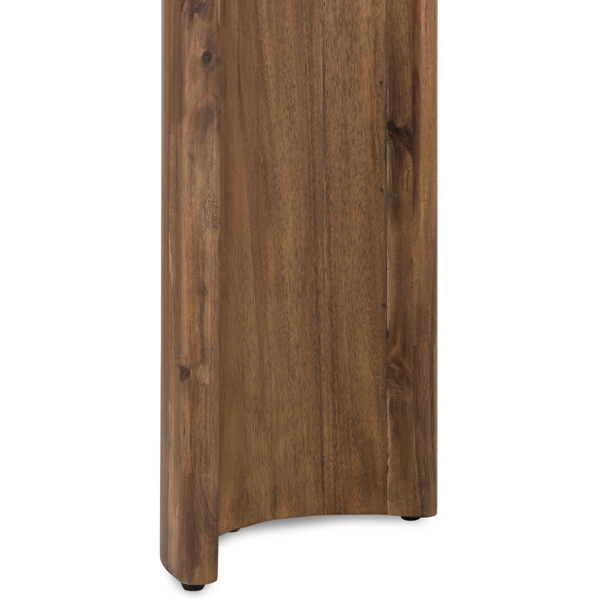 Paden Console Table by Four Hands. Made from solid acacia, engineered hardwood in a modern style.