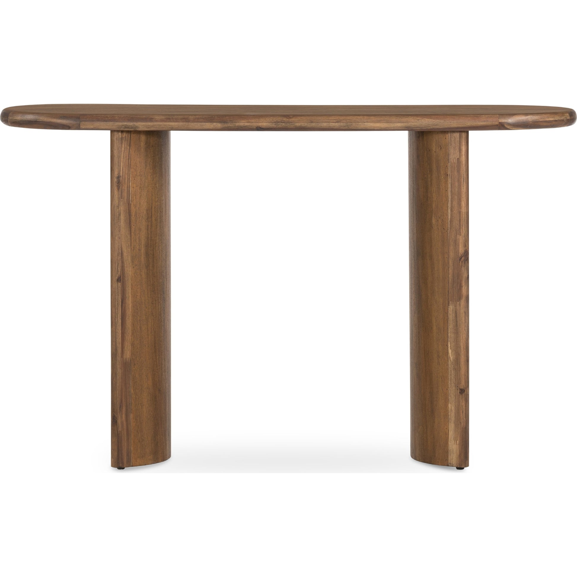 Paden Console Table by Four Hands. Made from solid acacia, engineered hardwood in a modern style.