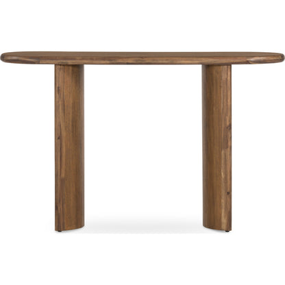 Paden Console Table by Four Hands. Made from solid acacia, engineered hardwood in a modern style.