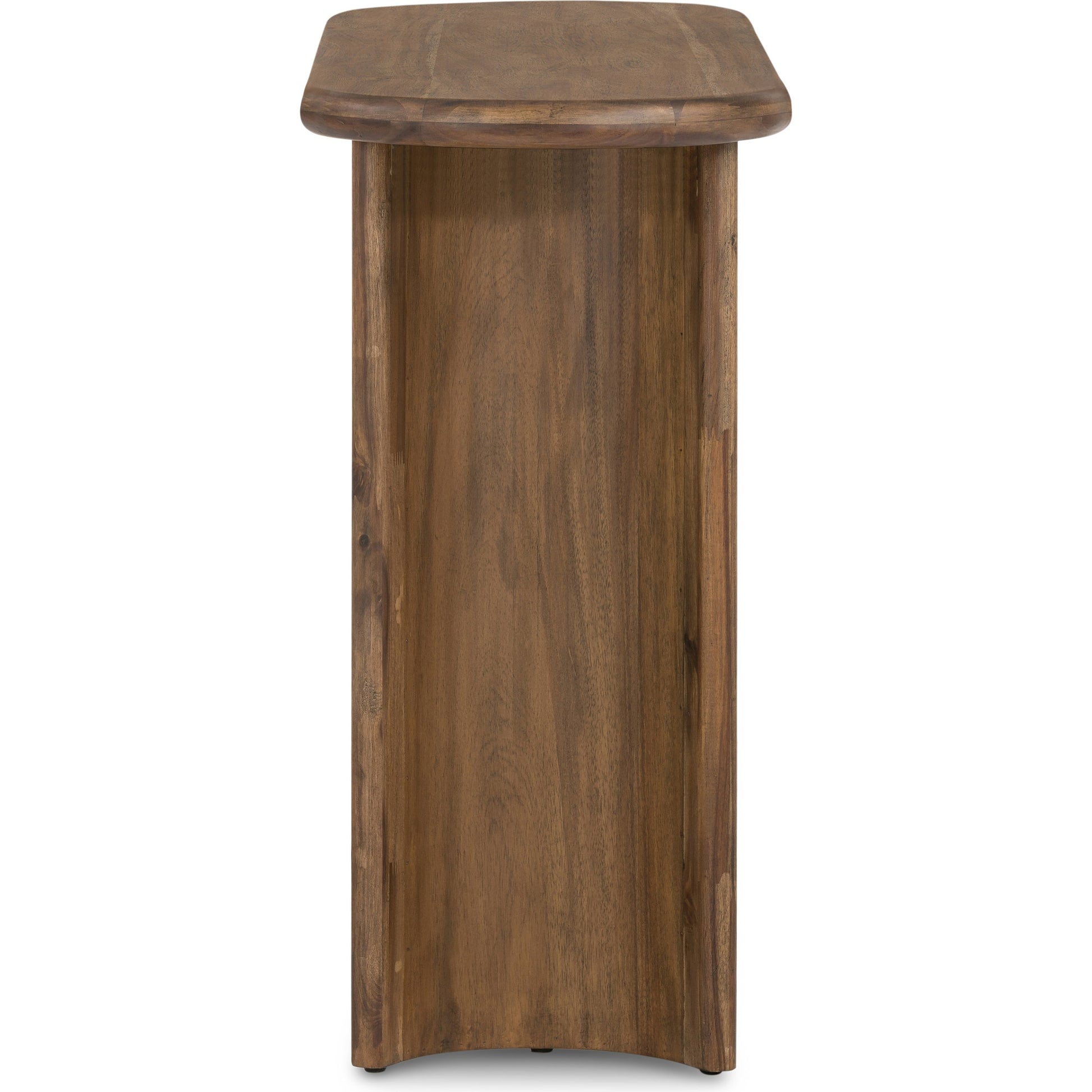 Paden Console Table by Four Hands. Made from solid acacia, engineered hardwood in a modern style.