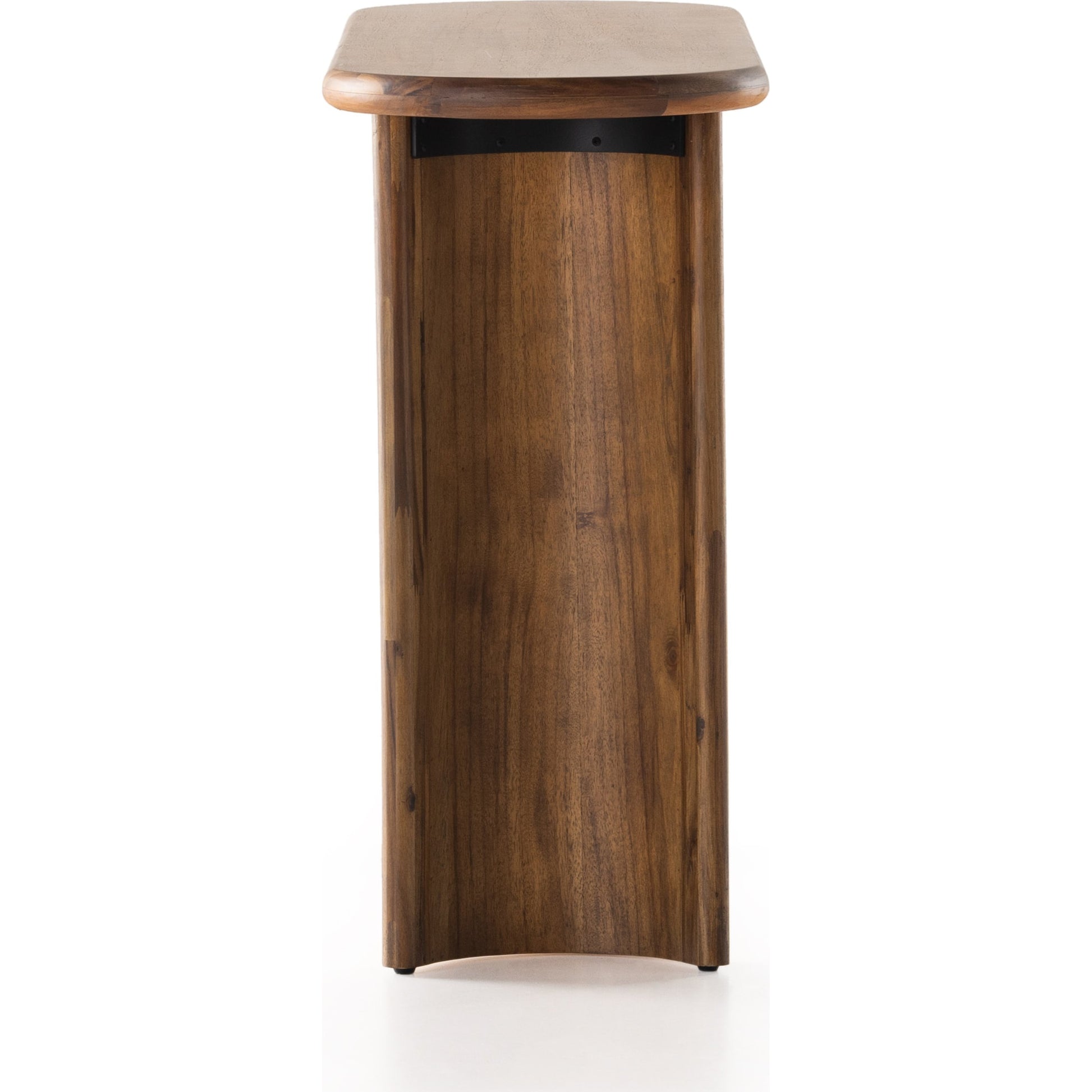 Paden Console Table by Four Hands. Made from solid acacia, engineered hardwood in a modern style.