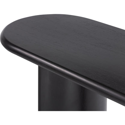 Paden Console Table by Four Hands. Made from solid acacia, engineered hardwood in a modern style.