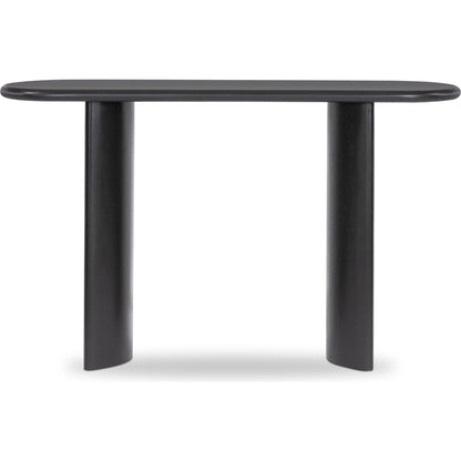 Paden Console Table by Four Hands. Made from solid acacia, engineered hardwood in a modern style.