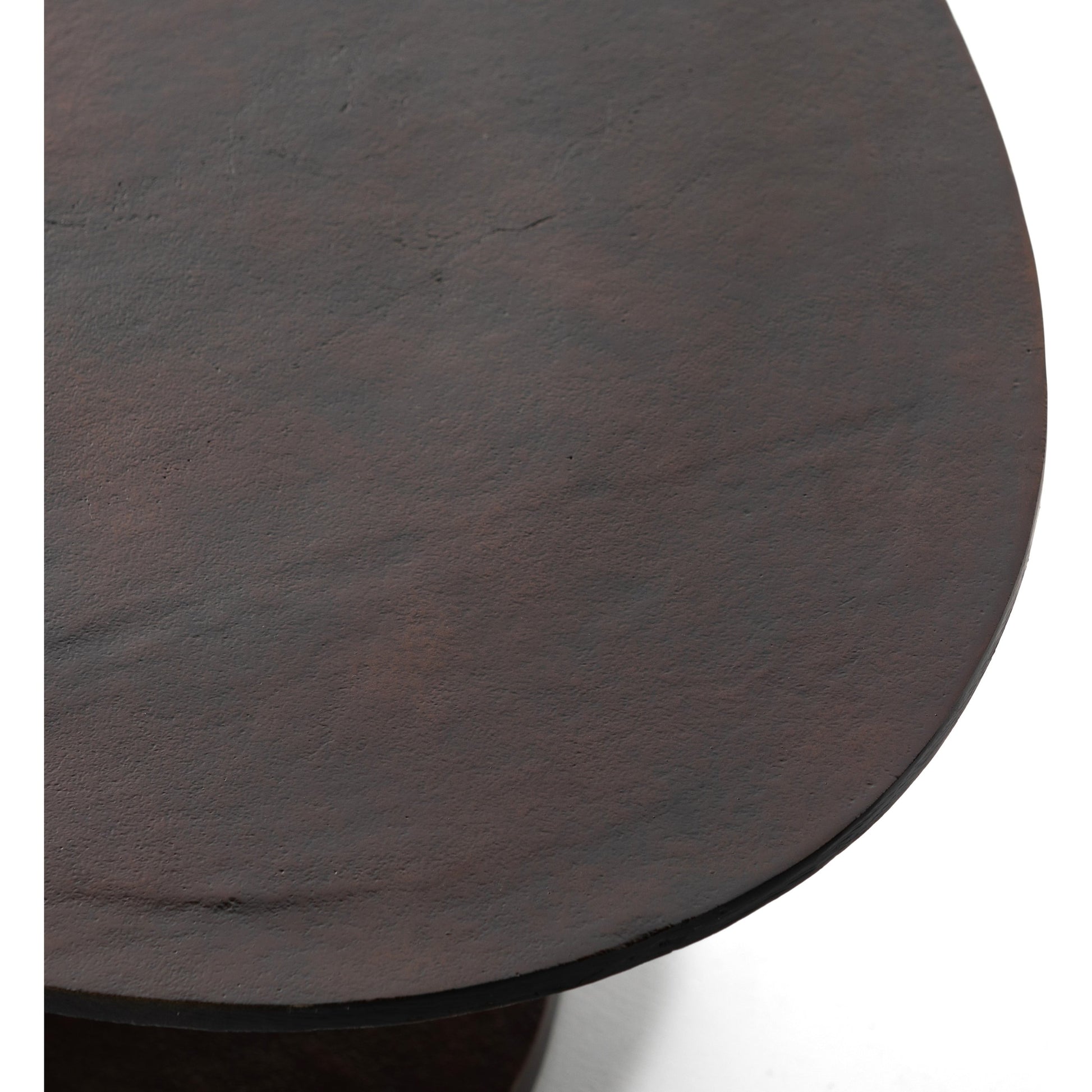 Simone Oval Coffee Table by Four Hands. Made from aluminum in a modern style.