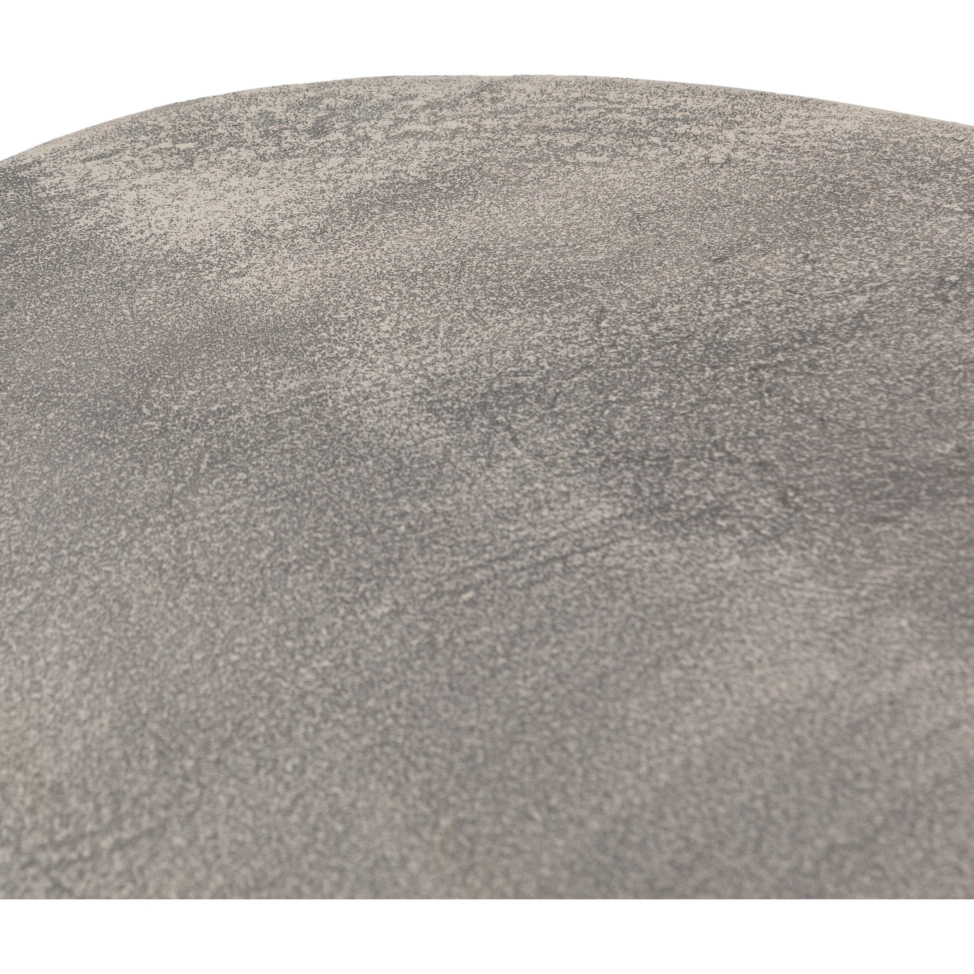 Simone Oval Coffee Table by Four Hands. Made from aluminum in a modern style.