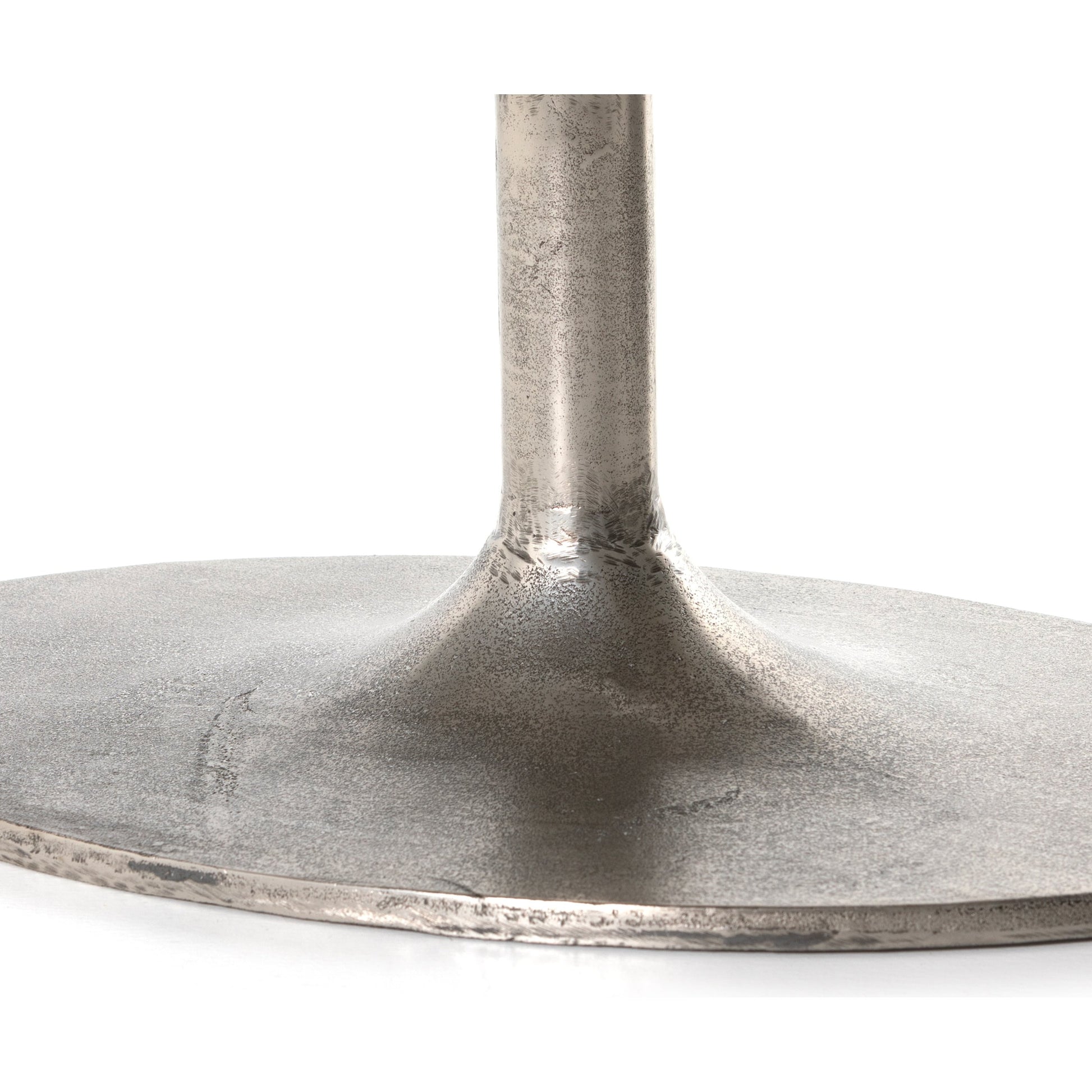 Simone Oval Coffee Table by Four Hands. Made from aluminum in a modern style.