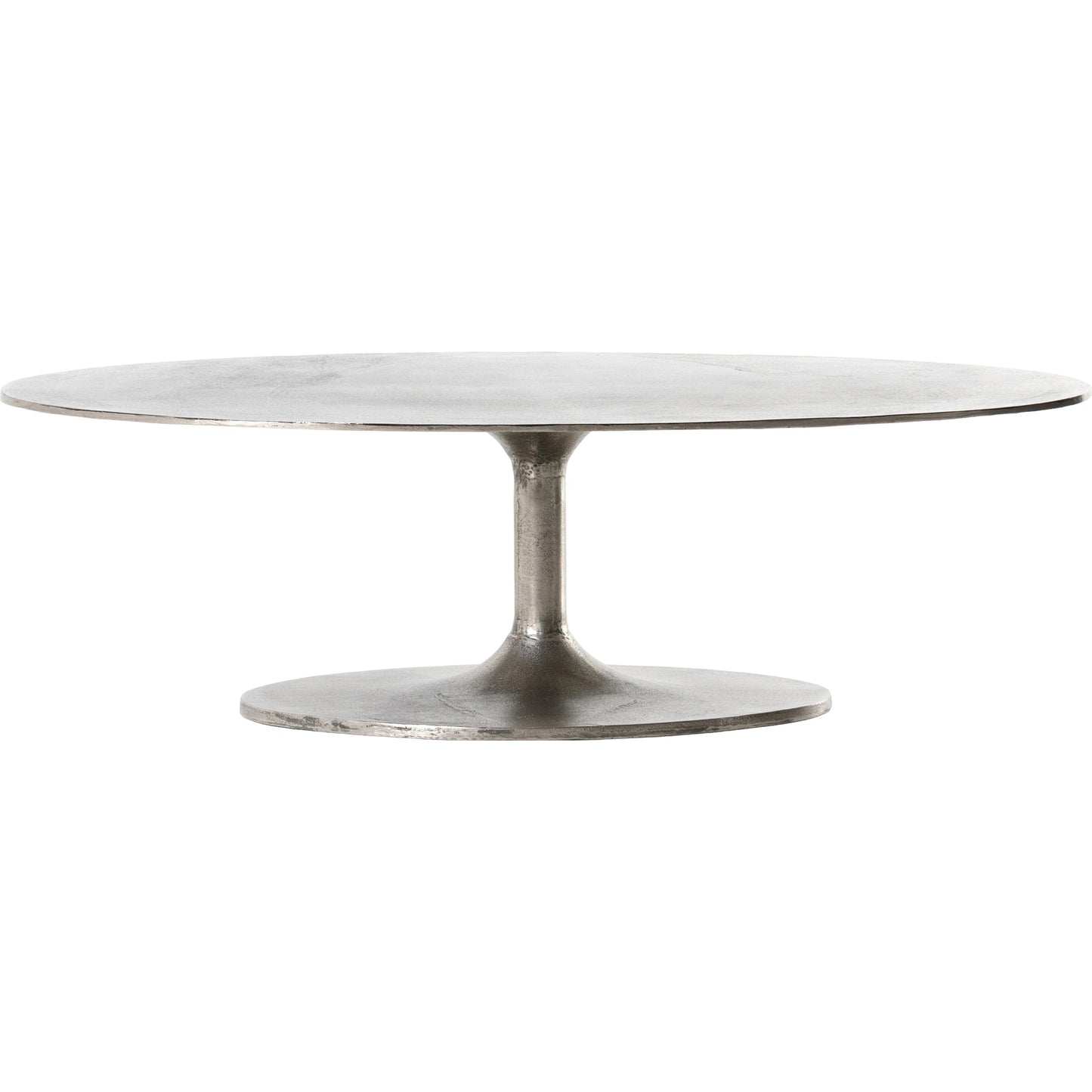 001 SI-1799190 | Additional Silo | Simone Oval Coffee Table by Four Hands. Made from aluminum in a modern style.
