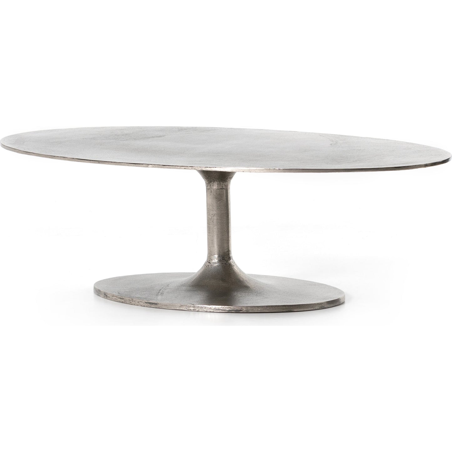 003 SI-1799190 | Additional Silo | Simone Oval Coffee Table by Four Hands. Made from aluminum in a modern style.