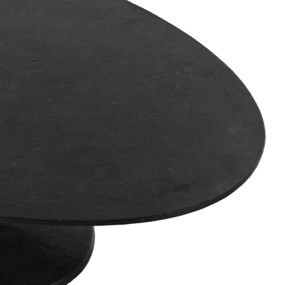 Simone Oval Coffee Table by Four Hands. Made from aluminum in a modern style.