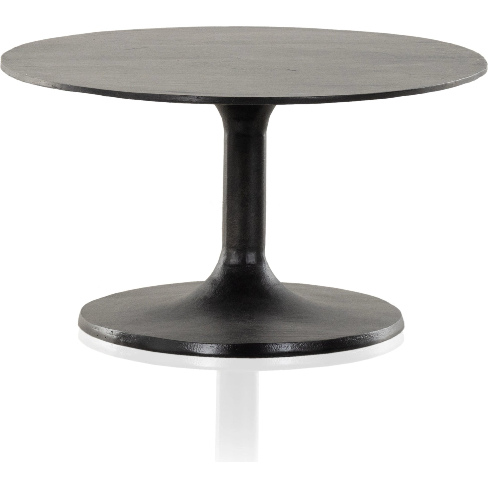Simone Oval Coffee Table by Four Hands. Made from aluminum in a modern style.