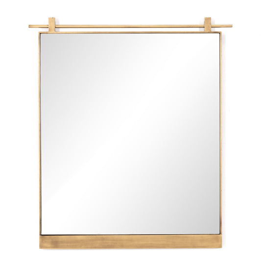 001 SI-1797981 | Primary Silo | Chico Mirror by Four Hands in antiqued iron, mirror and antique iron. Made from iron, engineered hardwood, mirror in a modern style.
