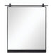Chico Mirror by Four Hands. Made from iron, engineered hardwood, mirror in a modern style.