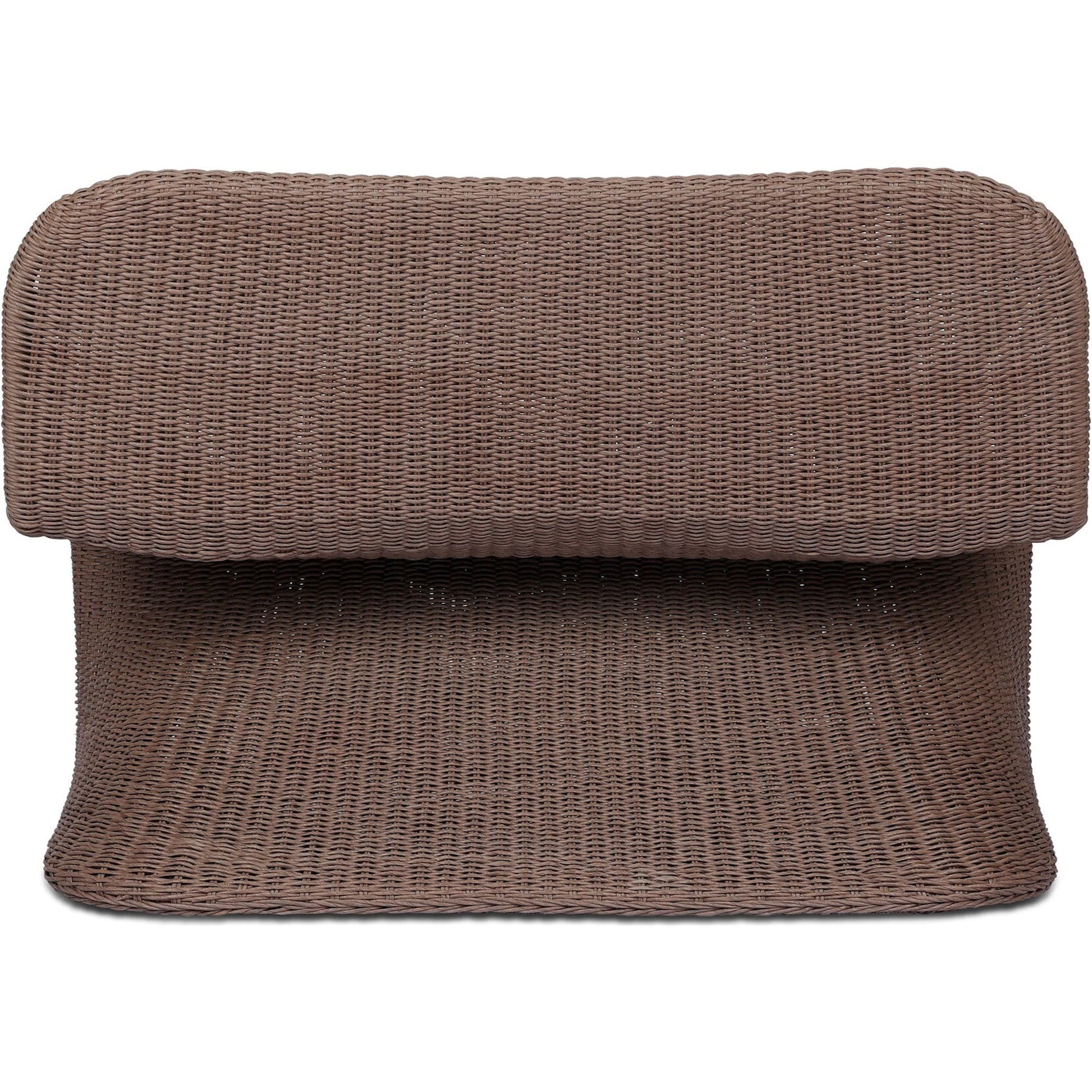 Portia Outdoor Dining Bench by Four Hands. Made from 100% polyethylene, iron in a coastal style.