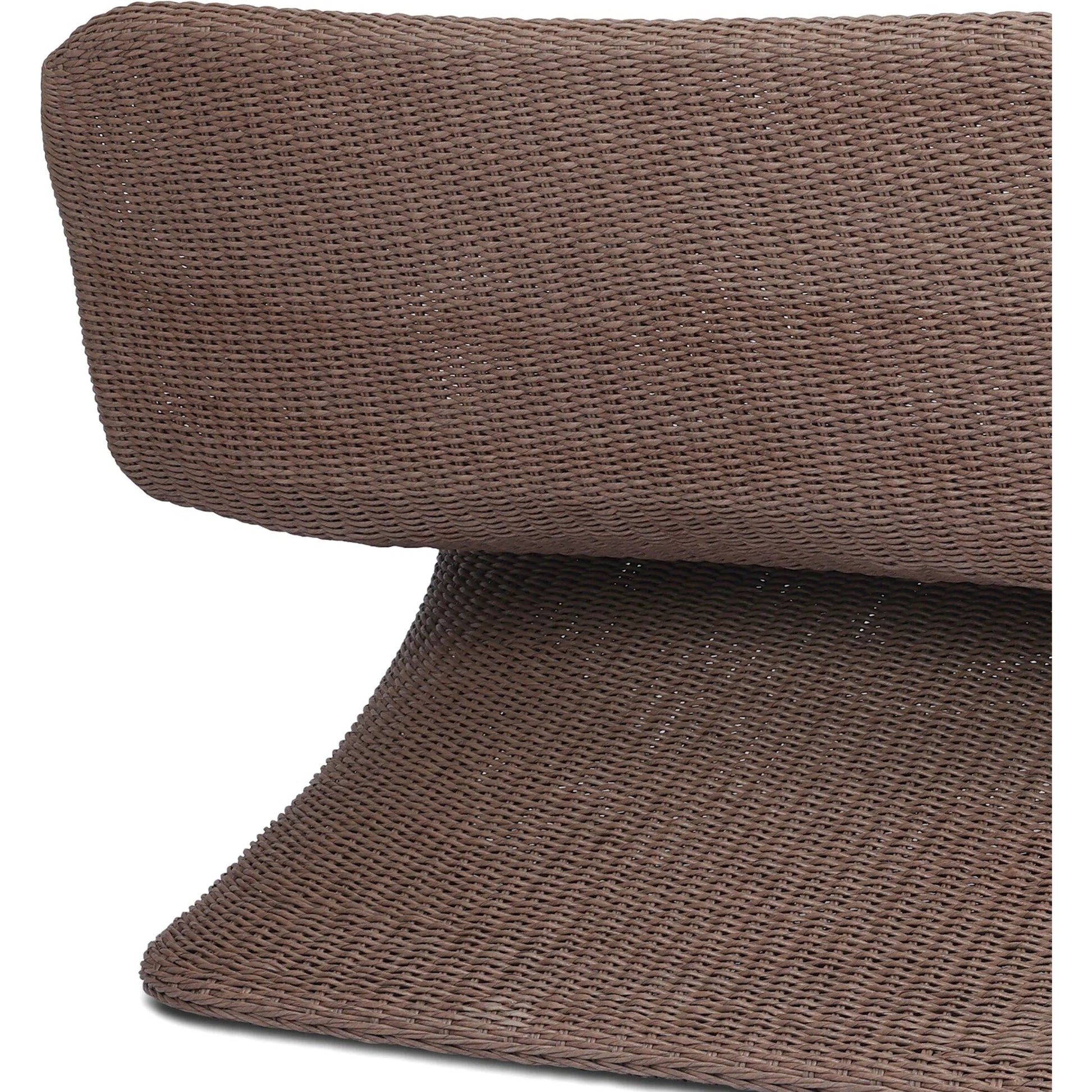 Portia Outdoor Dining Bench by Four Hands. Made from 100% polyethylene, iron in a coastal style.