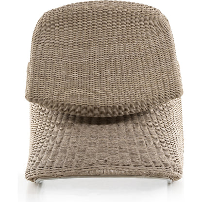 Portia Outdoor Rocking Chair by Four Hands. Made from 100% polyethylene, iron in a coastal style.
