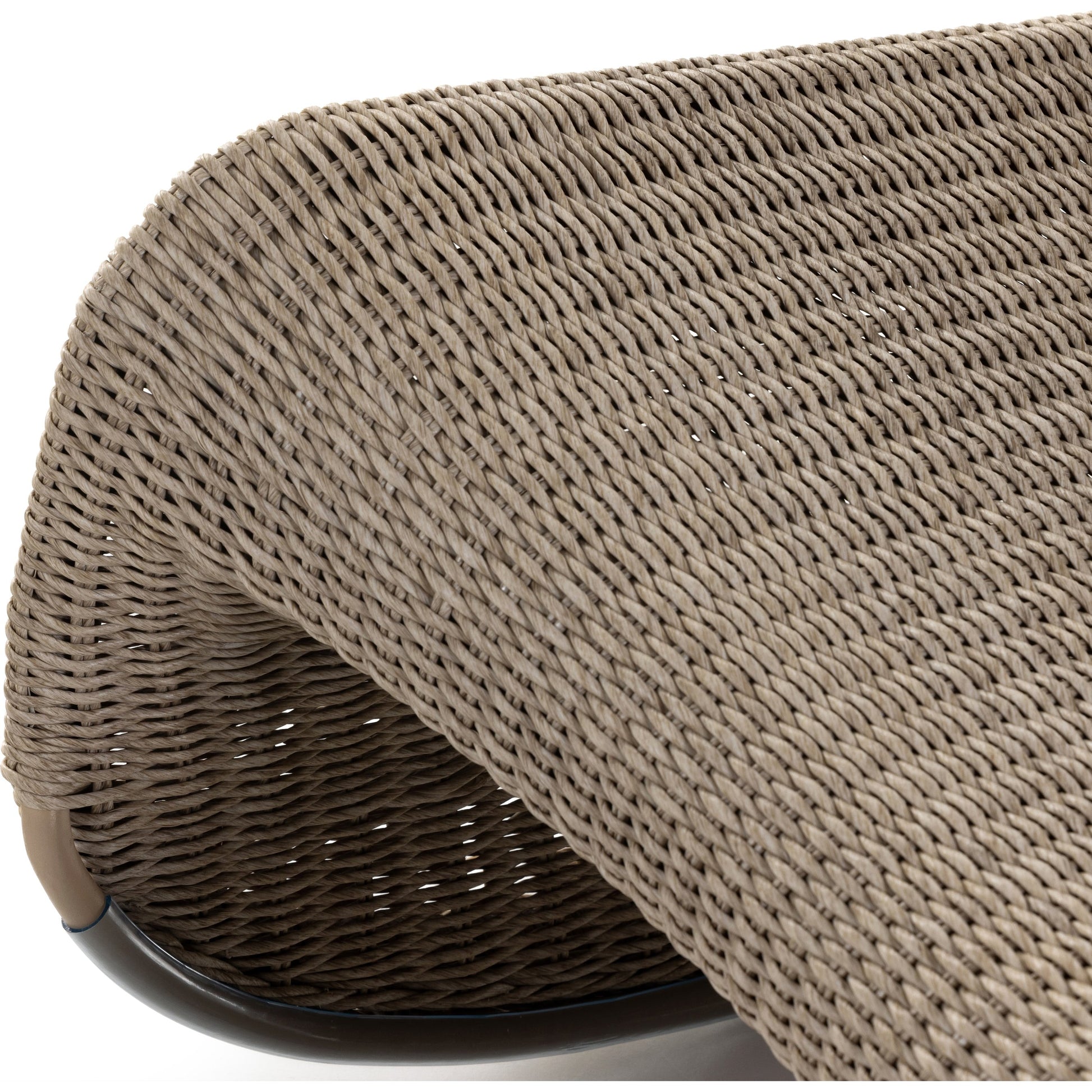 Portia Outdoor Rocking Chair by Four Hands. Made from 100% polyethylene, iron in a coastal style.