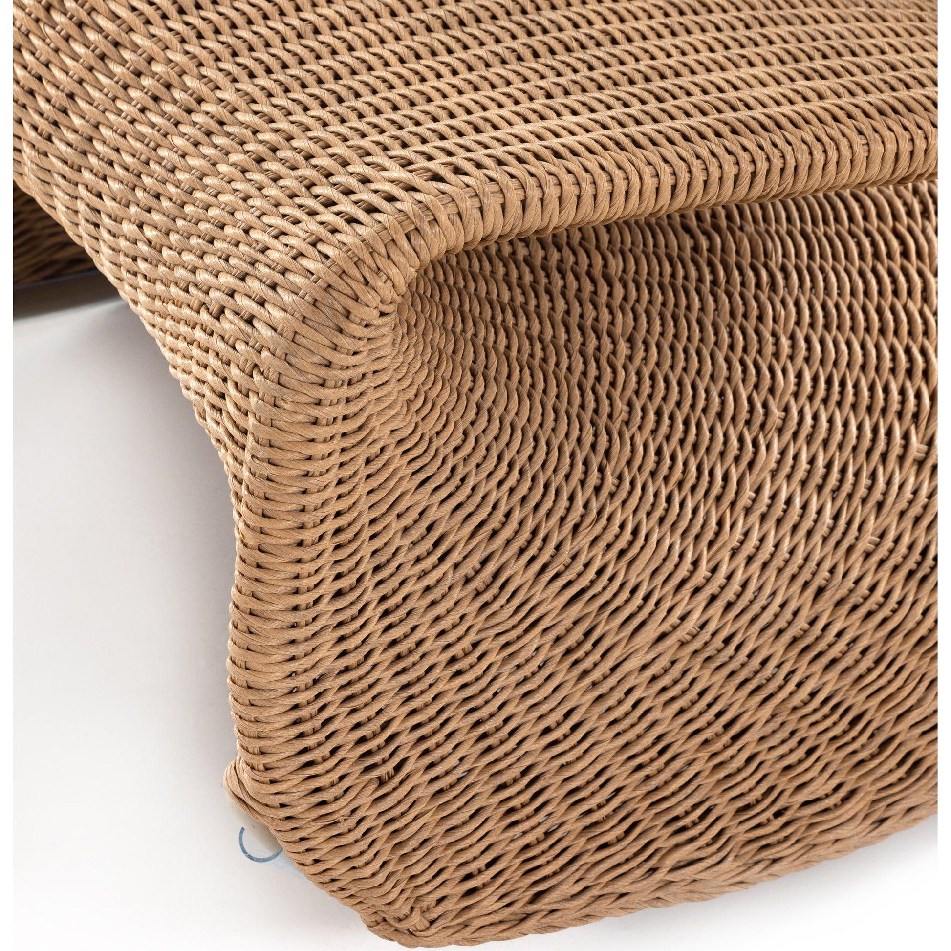Portia Outdoor Rocking Chair by Four Hands. Made from 100% polyethylene, iron in a coastal style.
