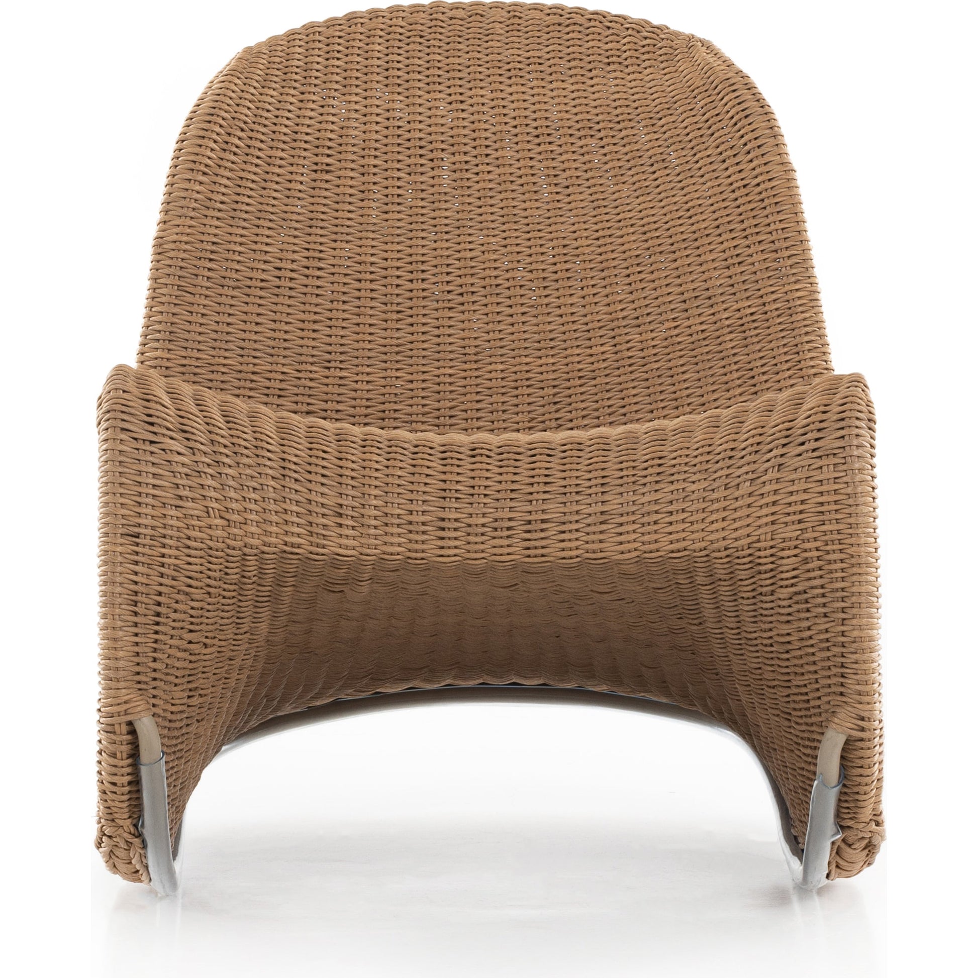Portia Outdoor Rocking Chair by Four Hands. Made from 100% polyethylene, iron in a coastal style.