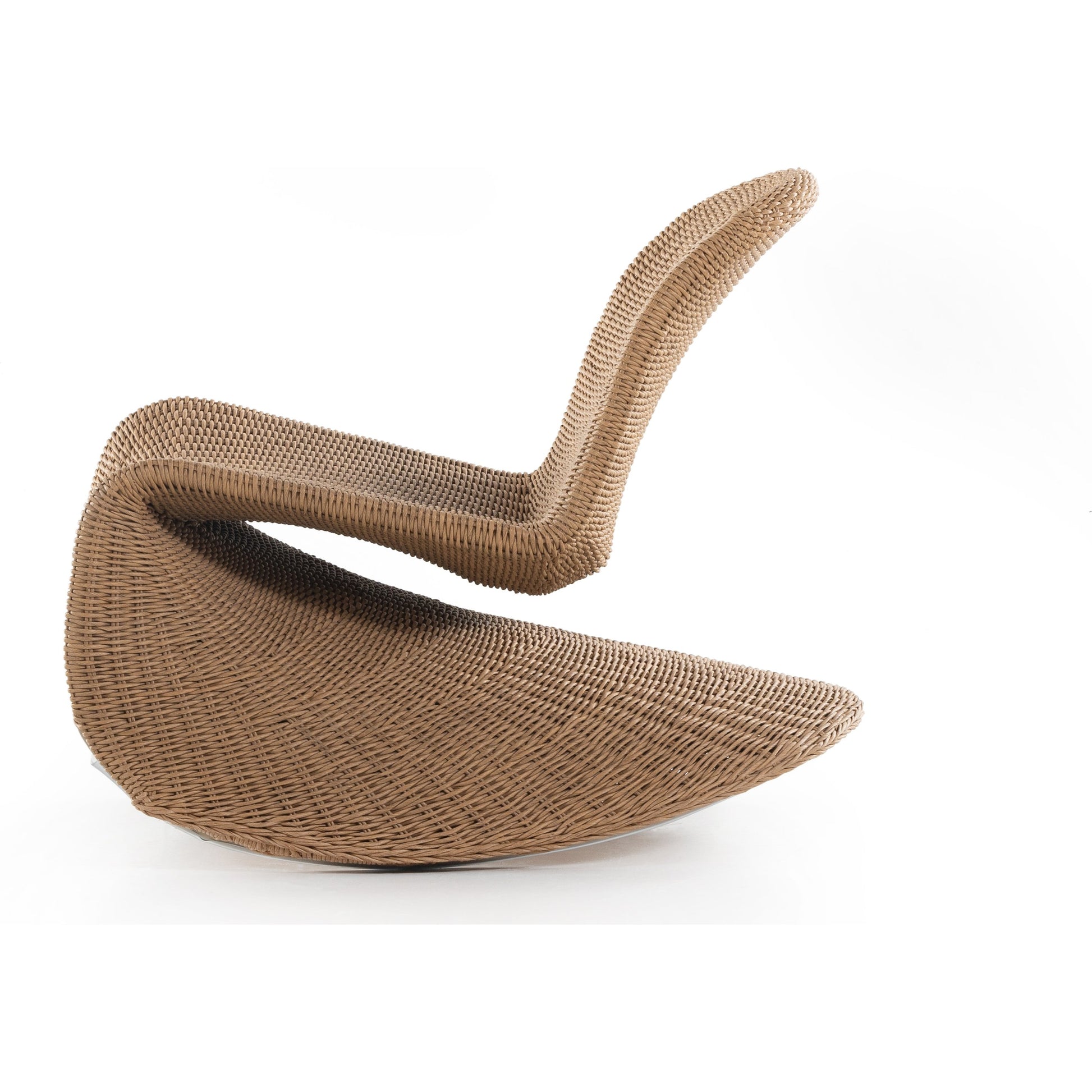 Portia Outdoor Rocking Chair by Four Hands. Made from 100% polyethylene, iron in a coastal style.