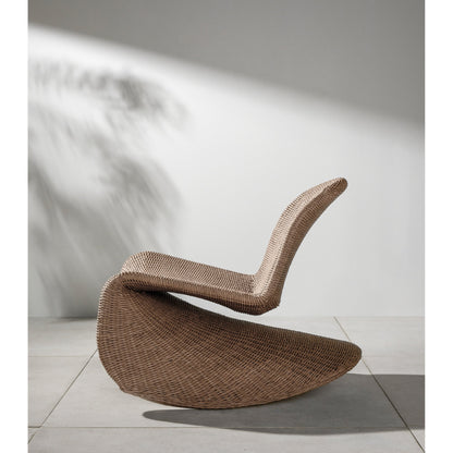 Portia Outdoor Rocking Chair by Four Hands. Made from 100% polyethylene, iron in a coastal style.