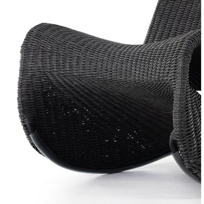 Portia Outdoor Rocking Chair by Four Hands. Made from 100% polyethylene, iron in a coastal style.