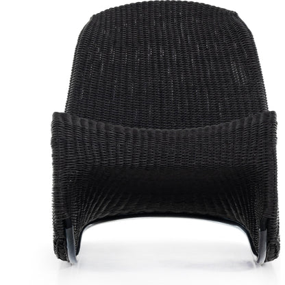 Portia Outdoor Rocking Chair by Four Hands. Made from 100% polyethylene, iron in a coastal style.