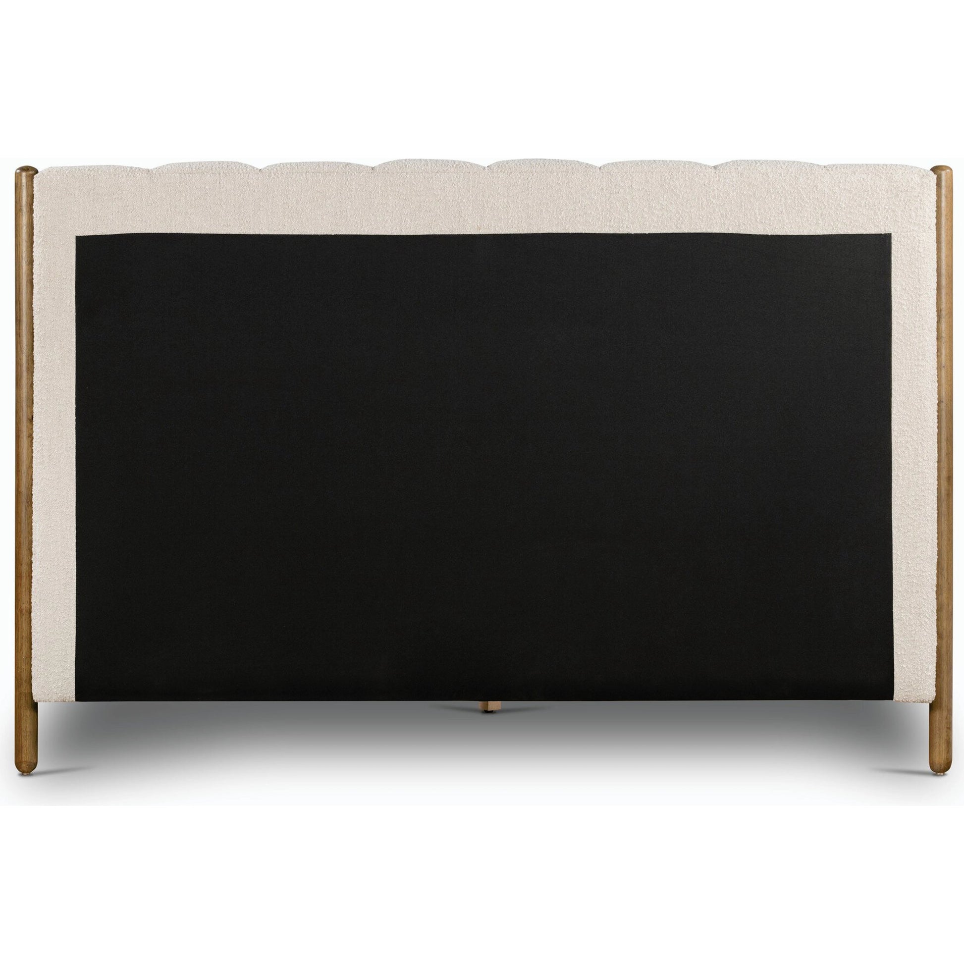Emma Bed by Four Hands in weathered sepia, knoll sand. Made from 95% polyester, 5% acrylic, solid parawood in a modern style.