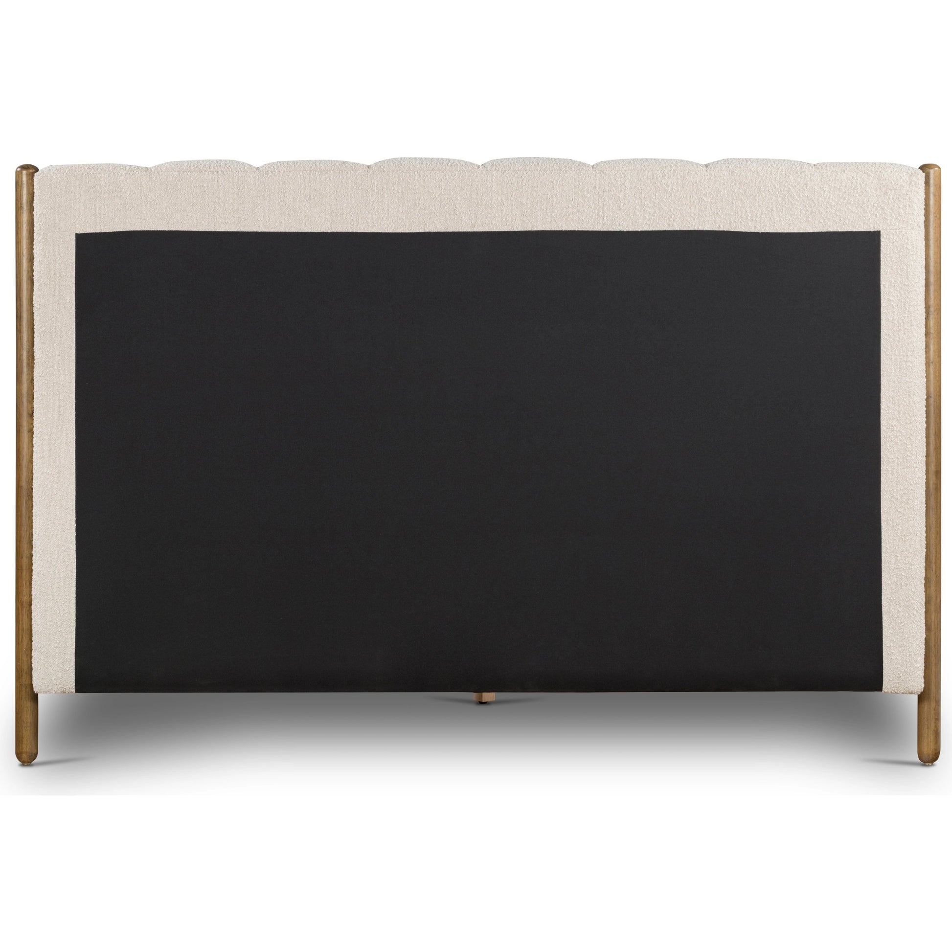 Emma Bed by Four Hands in weathered sepia, knoll sand. Made from 95% polyester, 5% acrylic, solid parawood in a modern style.
