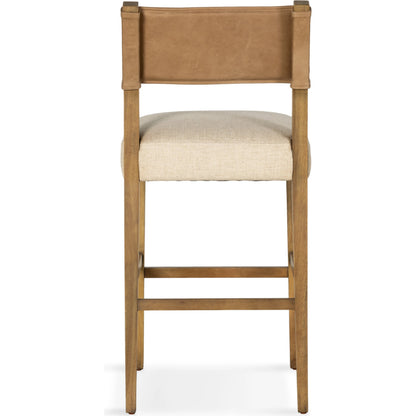 Ferris Bar Stool by Four Hands. Made from unique in a transitional style.