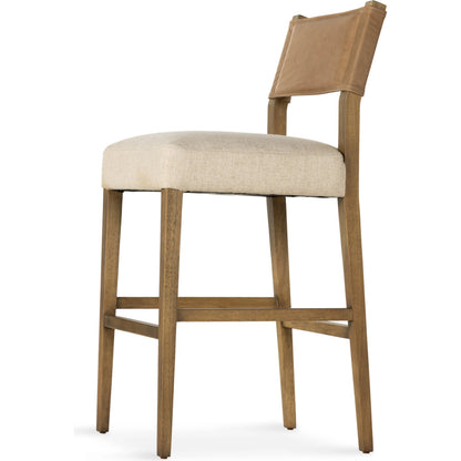 Ferris Bar Stool by Four Hands. Made from unique in a transitional style.