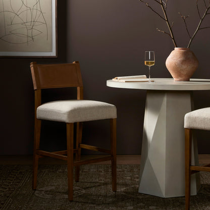 Ferris Bar Stool by Four Hands. Made from unique in a transitional style.